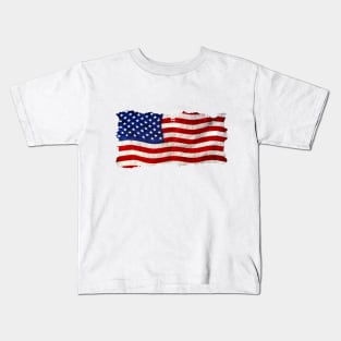 US American Flag Kids T-Shirt